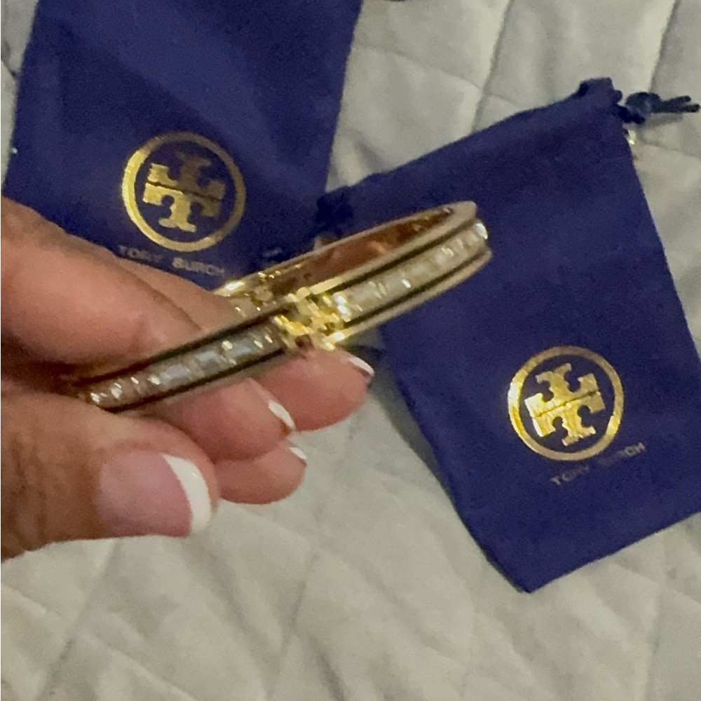 Tory Burch Gold and Silver Accent Bracelet